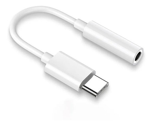 Adaptador Cable  Tipo C A 3.5mm Hembra Para Auriculares