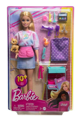 Muñeca Barbie Stylist Doll Malibu Con Accesorios Para Niñas