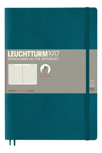 Leuchtturm1917 359677 - Composicin De Cuaderno (b5), Cubiert