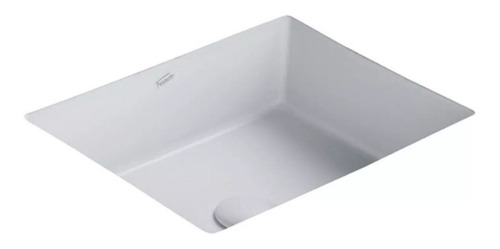 Imagen 1 de 2 de Bacha de baño bajo mesada Ferrum Cuadra LFNF blanco 35.8cm x 45.2cm