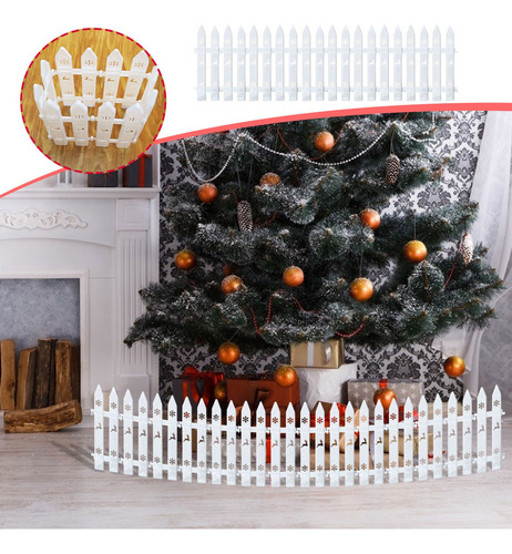 Decoración Navideña En Forma De Y, 10 Unidades, Árbol, Valla