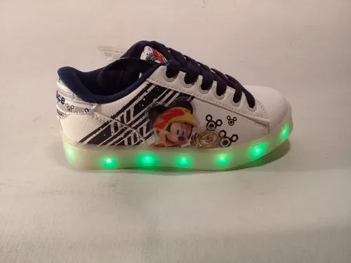 Zapatillas Addnice Con Led Mickey