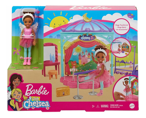 Barbie Club Chelsea Playset Aulas De Ballet Da Mattel Ghv81