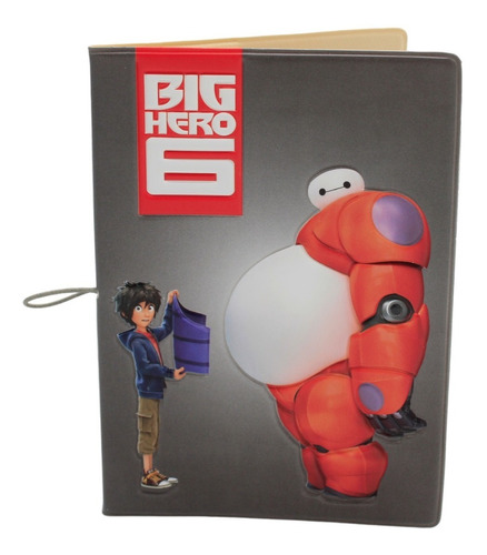 Porta Pasaporte Baymax - Hiro Hamada + Big Hero 6 - Disney