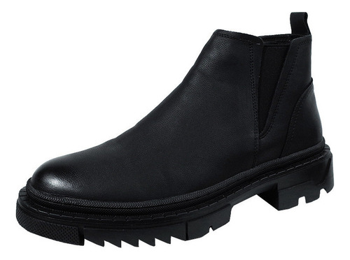 Botas Chelsea Informales Para Hombre Caña Baja Sin Cordones