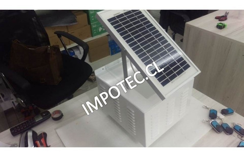 Alarma Comunitaria Solar Boton De Panico 2 Control / Impotec
