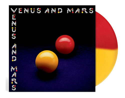 Paul Mccartney Venus And Mars Red And Yellow Vinyl Limited