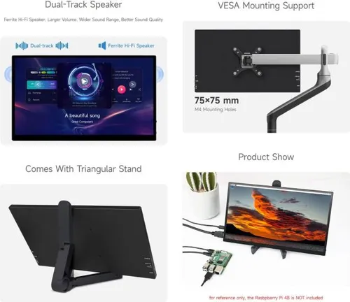 Pantalla Táctil Waveshare 2k Amoled De 13,3 Pulgadas, 2560 ×
