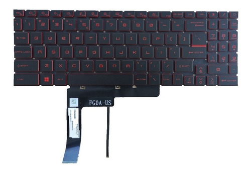 Teclado Compatible Msi Katana Gf66 12ud 12uc 12udk 12sc Us