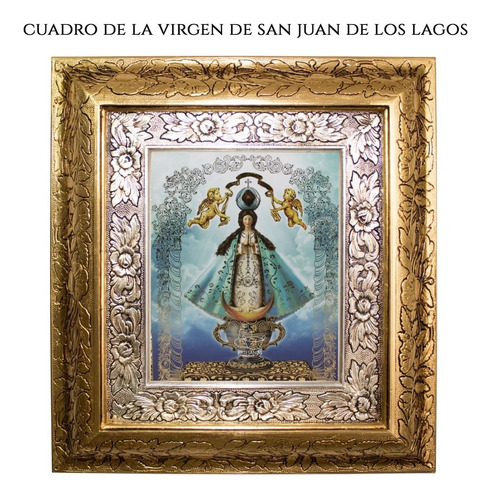 Cuadro Virgen De San Juan De Los Lagos 45x40 Cm