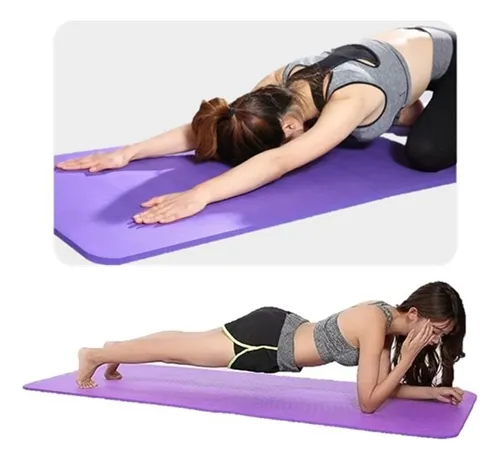 Mat Yoga Alfombra Ejercicio Espesor 4mm Colchoneta Pilates | Cuotas sin  interés