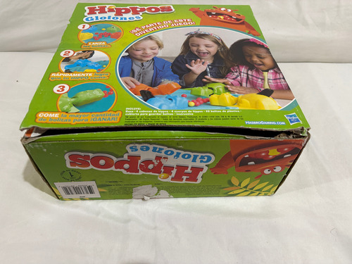 Juego De Mesa Hippos Glotones Hasbro Gaming Caja Rota (Usado)