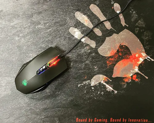 Bloody Ratón Óptico Para Juegos A70x Con Interruptor De G. Color A70x-negro Mate