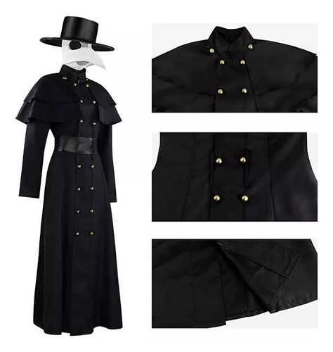 1 Set De Trajes De Halloween Cosplay Doctor Da Peste