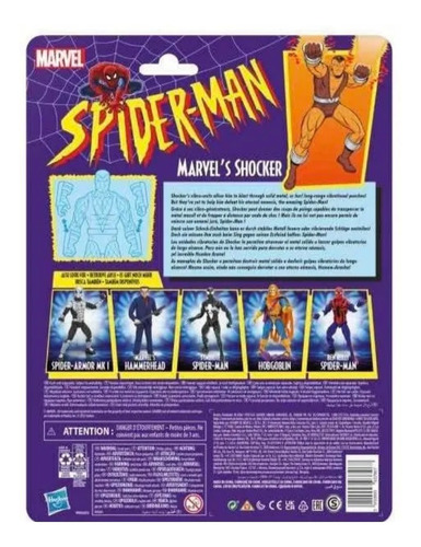 Shocker Spiderman Retro Collection Marvel Legends