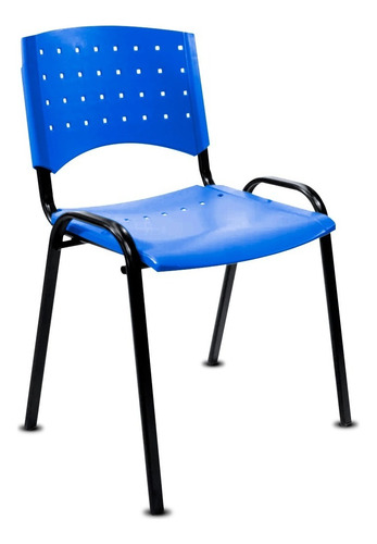 Silla De Escritorio Mobilarg Fixed Lisy 1000n  Azul