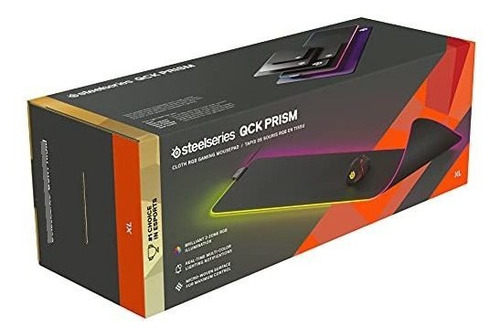Qck Prism Cloth Gaming Mouse Pad 2 Zon Rgb Lighting Real