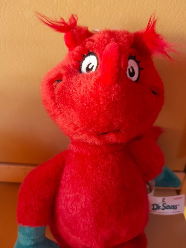 Peluche Dr, Seuss Red Fox In Socks 2018 Aurora Toy Raro 