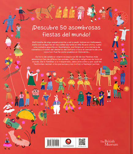 Libro ¡celebremos!: Descubre 50 Espectaculares Fiestas Del Mundo, De Laura Mucha., Vol. 1. Editorial Contrapunto, Tapa Dura, Edición 1 En Español, 2024