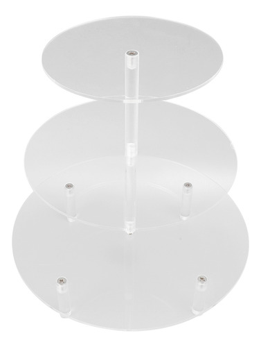 Soporte Para Magdalenas De 3 Niveles Hecho De Acrílico
