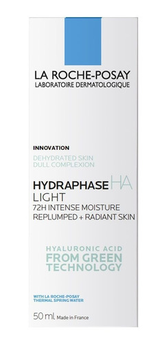 Imagen 2 de 7 de La Roche Posay Hydraphase Ha Ligera Hidratacion Intensa 50ml