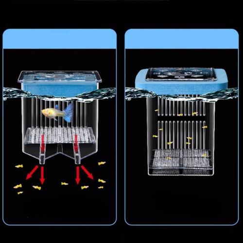 Mãe Fish Incubator Aquário Incubador Azul