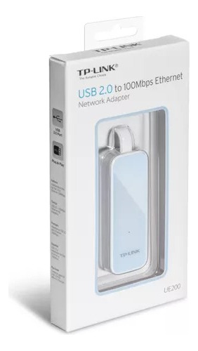 Adaptador De Red Lan Usb 2.0 A Ethernet Rj45 100mbps Tienda