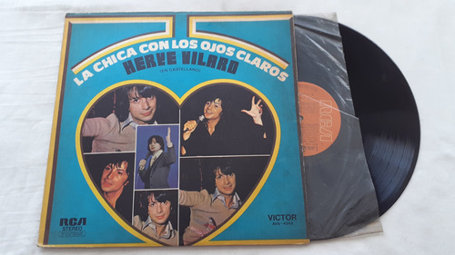 Herve Vilard La Chica Con Los Ojos Claros 1975  Vinilo Ex