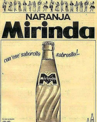 Antigua Botella Colección Refresco Mirinda 500 Cc (Usado)