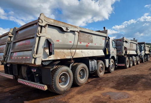 Imagem 13 de 15 de Volvo Fmx 500 8x4 Ano 2021/2021 Caçamba Rossetti Meia Cana