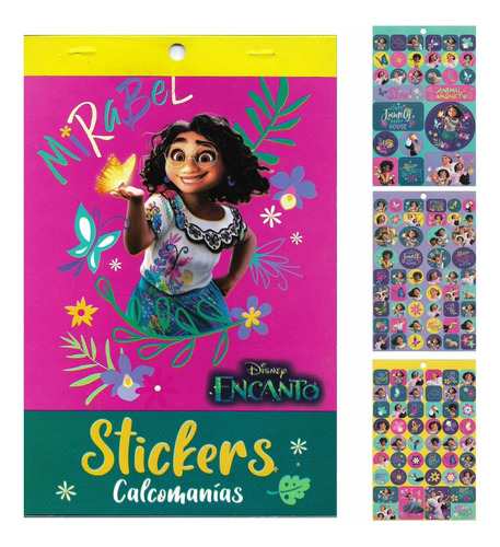 Block De Stickers Personajes - 250 Calcomanias - Granmark