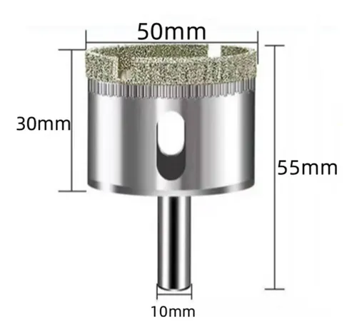 Kit 3 Sierras De Corte Diamantadas Para Gres Porcelánico