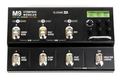 Pedalera Line6 Fx Looper Afinador Modelo M9 Stompbox Cuo