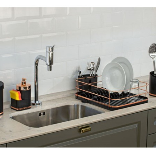 Dispensador De Jabón Líquido De 500ml Organizador Cocina Color Redgold