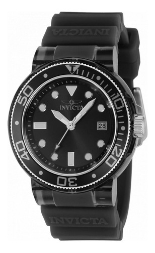 Reloj Invicta 37299 Transparente, Negro Señora