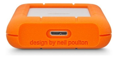 Disco Duro Externo Seagate Lacie Mini Rugged 4 Tb Usb 3.0 Naranja Claro