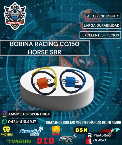 Bobina Racing Cg150 Horse Sbr 