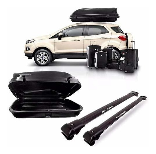 Kit Travessa Ecosport 2013 A 2016 + Bau Maleiro 600 Litros