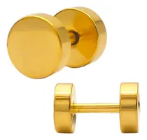 Comprar Piercing Dorado 6mm Falso Expansor Rosca Acero Quirur C:8094