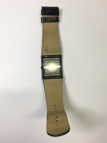 Relógio Original Police Pulseira Couro Preta Usado