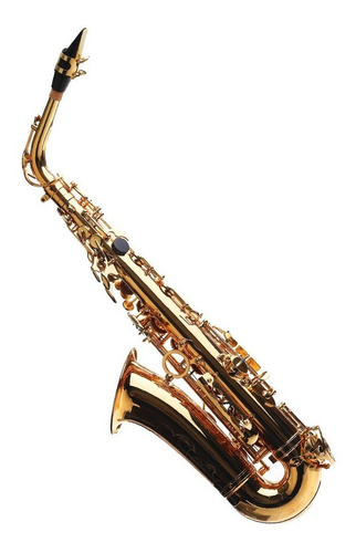 Imagen 3 de 7 de Saxofón Alto Dorado Cora By L. America + Accesorios
