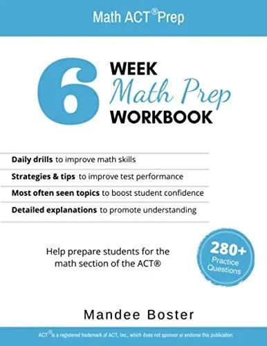 Libro: 6 Week Math Prep Workbook: Help Prepare Students For
