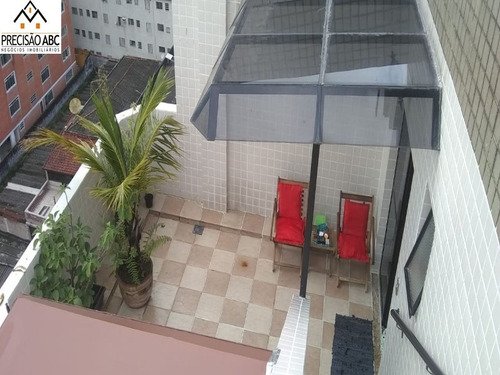 Imagem 15 de 23 de Cobertura Duplex Excelente, Vila Tupi Em Praia Grande - A-01610 - 68856268