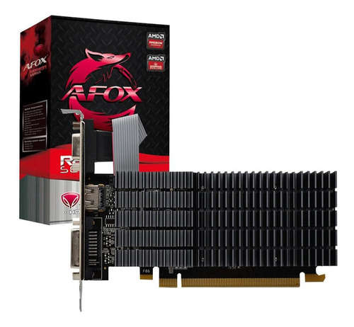 Placa De Vídeo Afox Amd Radeon R5 220 2gb Ddr3  64 Bits