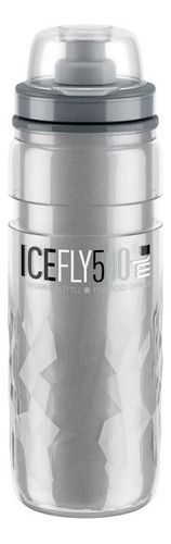 Garrafa De Ciclismo Elite Ice Fly 500ml Cor Cinza