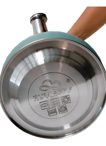 Pava Acero Inoxidable 3 Litros 10359 P Color Verde