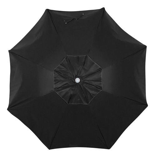 Guarda Sol 2,4 M Preto Bagum Caiobá Com Vareta De Fibra Bel