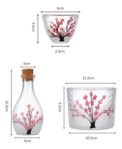 Juego De Recipientes Para Sake, 1 Botella De Sake, 1 Tanque