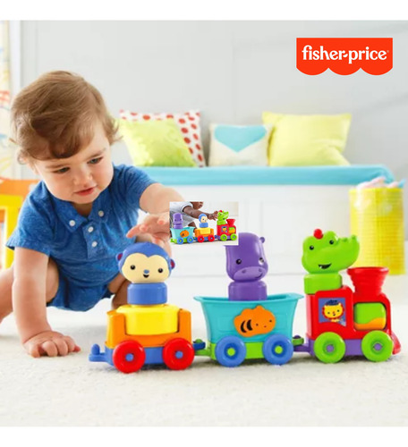 Tren Animales Divertidos Fisher Price Arrastre Didactico