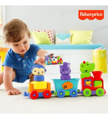 Tren Animales Divertidos Fisher Price Arrastre Didactico